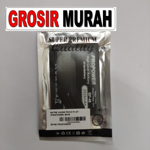 Jual Batre Xiaomi Poco F4 Gt Bp48 Propower Baterai Battery