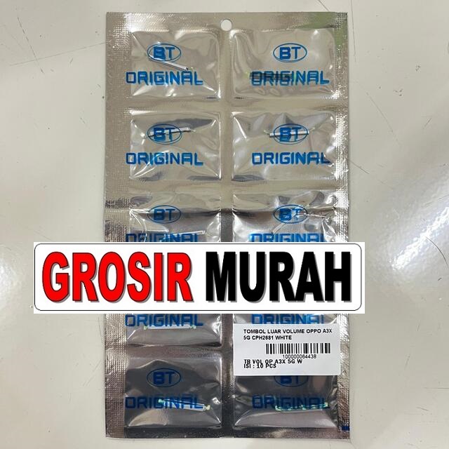 Tombol Luar Volume Oppo A3X 5G Cph2681 White