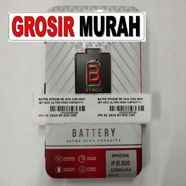 Jual Batre Iphone Se 2020 2290 Mah Bt-Acc Ultra High Capacity Baterai Battery