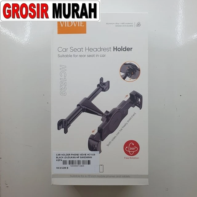Car Holder Phone Vidvie Hc1531 Black (holder Mobil Wireless Charging 15w) ready stock harga grosir sparepart HP Libra Jaya